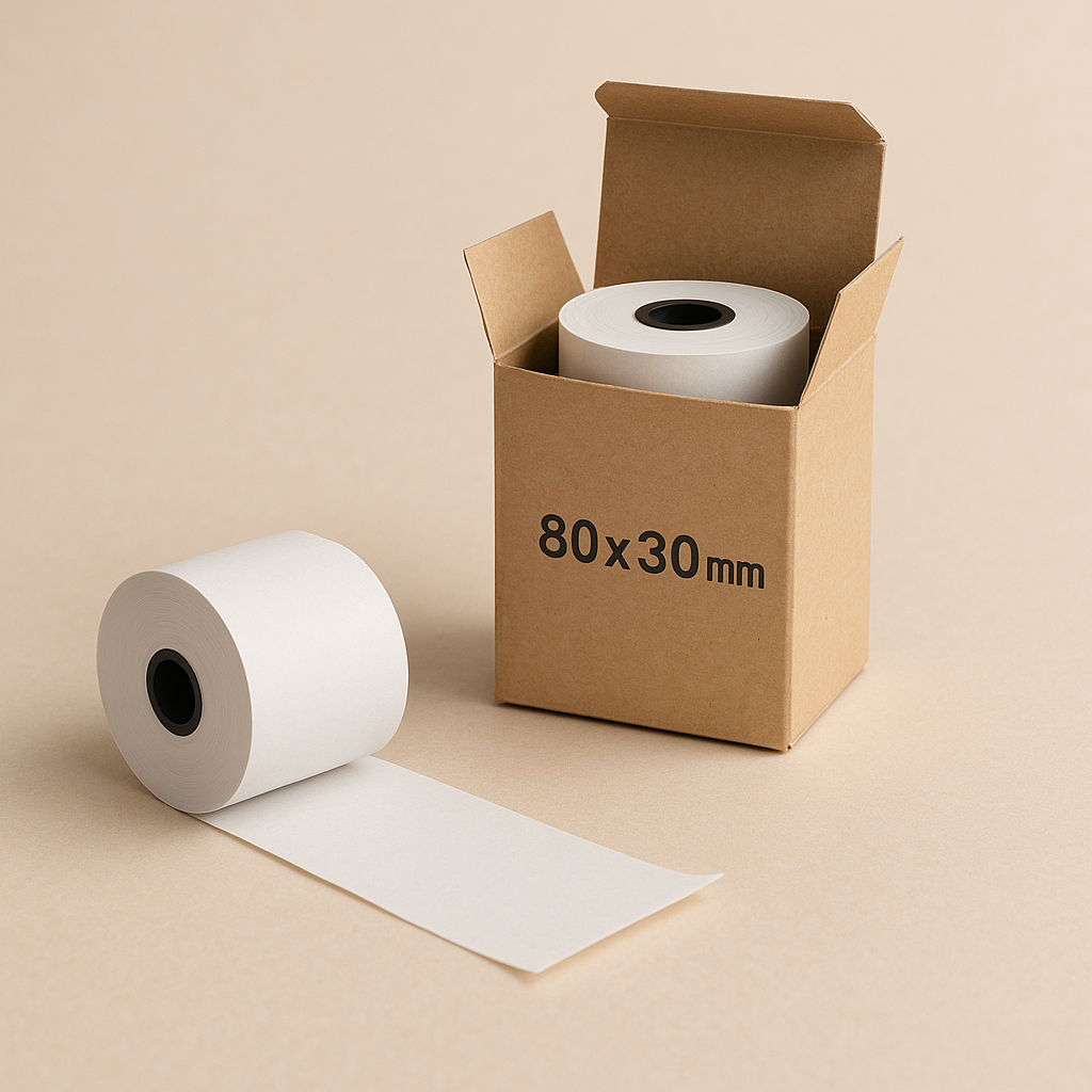 80x30 mm Termal Adisyon Fişi (Kasa Rulosu)